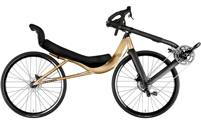 Cruzbike V20c Complete in Metallic Gold, side view